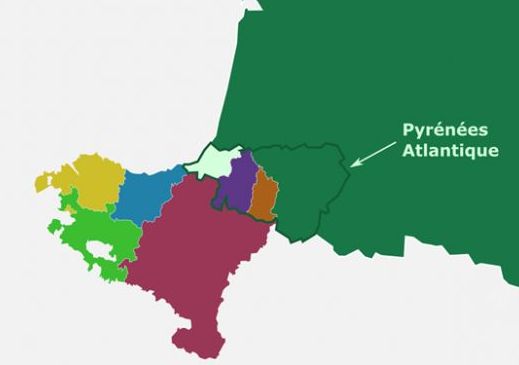 Carte du Pays Basque